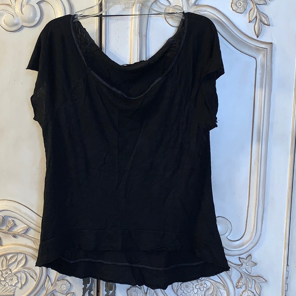 Pure Karma black top. Sheer. XS.